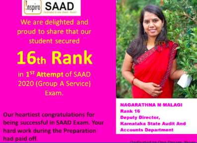 Inspiro IAS Academy Bangalore Topper Student 3 Photo